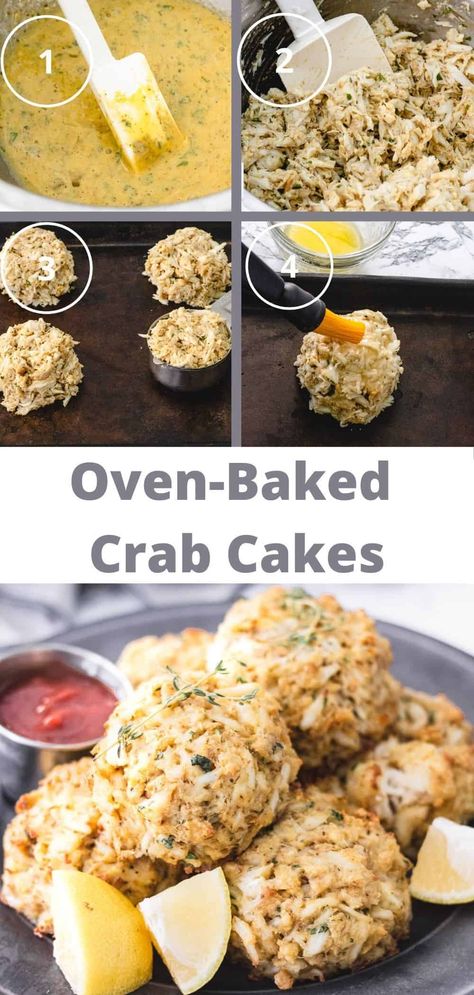 Oven Crab Cakes, Oven Baked Crab Cakes, Crab Cake Recipe Easy, Crab Cakes Recipe Best, Frozen Crab Cakes, Old Bay Crab Cakes, Baked Crab Cakes, Homemade Crab Cakes, Cooking Crab