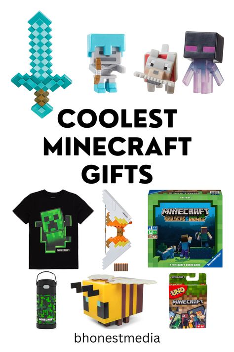 Kids will love to give or receive these Minecraft gifts for any occasion, birthday, Christmas, Easter, or Arbor Day. Any holiday is a good time to give a Minecraft gift. Minecraft Gift Ideas, Popular Video Games, Love Minecraft, Embryo Adoption, Minecraft Gifts, Minecraft Toys, Arbor Day, Games Kids, Best Christmas Presents