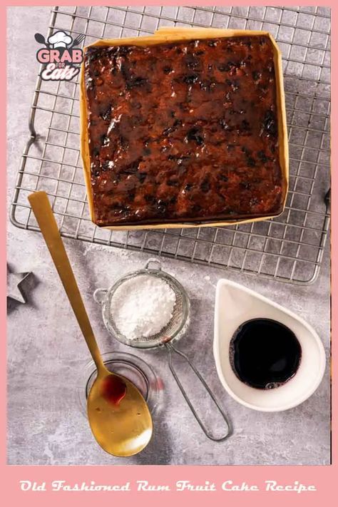 Old Fashioned Rum Fruit Cake Recipe Rum Soaked Fruit Cake, Rum Fruit Cake Christmas, Bourbon Fruit Cake Recipe, Rum Soaked Fruit Cake Recipe, Recession Meals, Rum Fruit Cake Recipe, English Christmas Cake Recipe, Fruit Cake Recipe With Rum, Traditional Fruit Cake Recipe