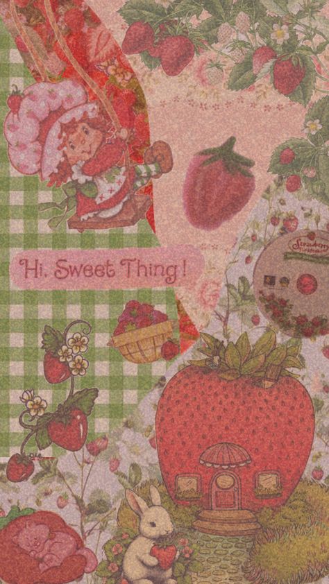 #strawberry #pink #coquette #red #Strawberrynshortcake #strawberry shortcake #cutecore #wallpaper #aesthetic Strawberry Shortcake Scrapbook, Straberryshortc Wallpaper, Strawberry Shortcake Wallpaper Iphone, Strawberry Shortcake Lockscreen, Strawberry Shortcake Wallpaper, Shortcake Aesthetic, Cutecore Wallpaper, Strawberry Shortcake Vintage, Cute Christmas Backgrounds