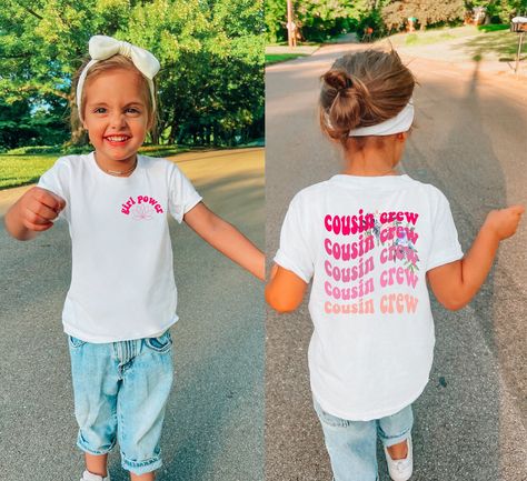 Big Cousin Shirt, Cousin Birthday Gifts, Cousin Birthday, Girl Power Shirt, Cousin Crew, Crew Shirt, Kid Tees, Gender Neutral Baby, Family Reunion