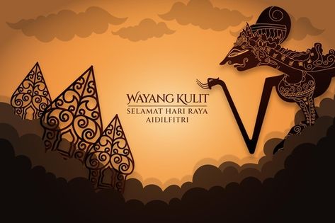 Wayang kulit background | Free Vector #Freepik #freevector #background #art #traditional #craft Wayang Kulit Art, Background Wayang Aesthetic, Wayang Gunungan Art, Background Jawa, Traditional Poster Design, Jawa Art, Traditional Poster, Free Vector Backgrounds, Outline Illustration