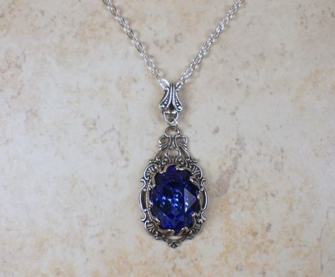 ✨ Sparkle up your outfit with our stunning Swarovski Crystal Blue and Filigree Necklace 💙✨ Perfect for any occasion, this necklace is now on sale for only $55.00! 💎 Don't miss out on this amazing deal and add some shimmer to your style today! 😍 #Swarovski #CrystalNecklace #JewelryLover #Fashionista #Sale #LimitedTimeOffer #BlueBeauty #Accessorize #StyleStatement #MustHave #Trendy Shop Now https://bit.ly/3B3JtUR Goth Wedding Jewelry, Wedding Jewelry Blue, Blue Wedding Jewelry, Swarovski Jewelry Necklace, Saint Helens, Blue Pendant Necklace, Blue Crystal Necklace, Delicate Pendant, Goth Wedding