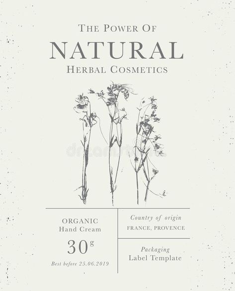 Customizable vintage label of Natural organic herbal products. Customizable labe #Sponsored , #Ad, #Sponsored, #vintage, #Natural, #products, #label Herbarium Illustration, Herbs Packaging, Leaf Packaging, Hand Cream Packaging, Products Illustration, Honey Products, Herb Labels, Shampoo Design, Customizable Labels