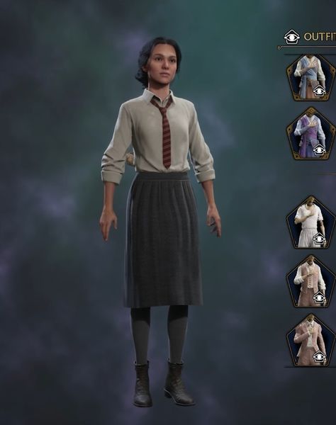 1940s Hogwarts Uniform, Hogwarts Legacy Uniform, Hogwarts Legacy Gryffindor, Gryffindor Uniform, Hogwarts Uniform, Hogwarts Legacy, Harry Potter Outfits, Harry Potter Fantastic Beasts, Fantastic Beasts