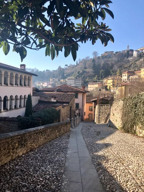 Bergamo Italy Aesthetic, Italy Bergamo, Cmbyn Summer, Mediterranean Aesthetic, Italy Vibes, Bergamo Italy, Italy Coffee, Italian Aesthetic, Family Vacations For Adults