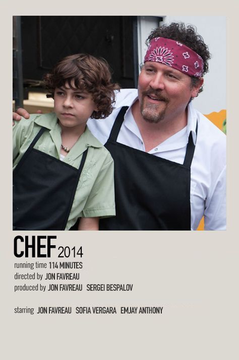 Chef Movie Poster, The Giver Movie Poster, Emjay Anthony, Jon Favreau Chef, Chef Movie, Minimalistic Polaroid Poster, Movies About Food, Estranged Family, John Leguizamo