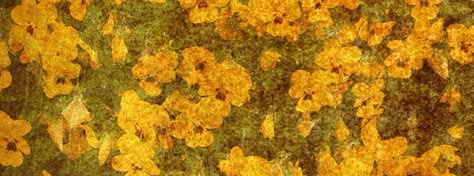 Yellow Vintage Flower Facebook Cover Yellow Cover Photo Facebook Aesthetic, Yellow Widgets Long, Yellow Notion Cover, Flower Banner Aesthetic, Dark Yellow Banner, Flower Facebook Cover Photos, Yellow Cover Photo, Yellow Header Aesthetic, Yellow Aesthetic Banner