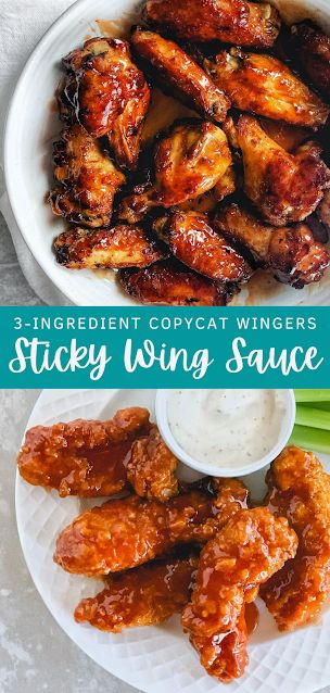 Simple Wing Sauce Recipes, Sticky Sauce Recipe, Franks Hot Sauce Wings, Hot Sauce Recipe For Wings, Sticky Wings Sauce Recipe, Wing Sauce Ideas, Franks Wings, Sticky Wing Sauce, Hot Wing Sauce Recipe