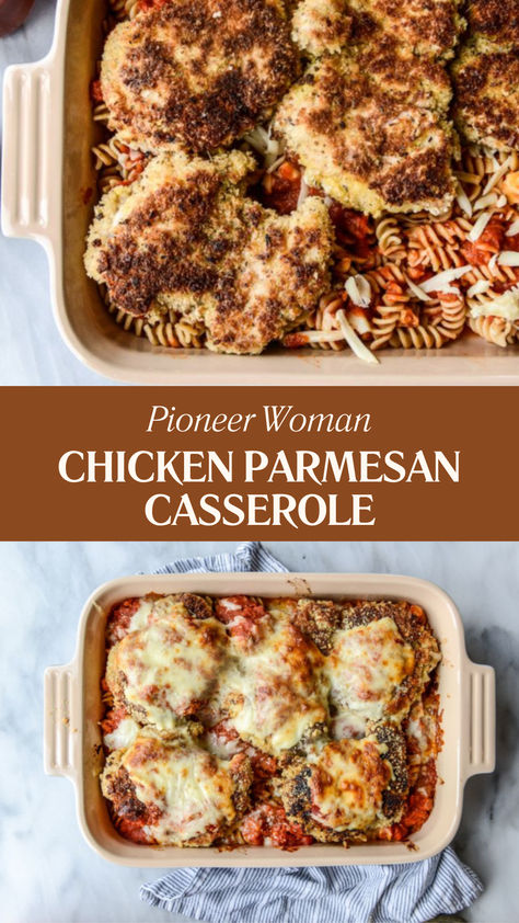 Pioneer Woman Chicken Parmesan Casserole Pioneer Woman Chicken, Parmesan Casserole, Chicken Parmesan Casserole, Chicken Tonight, Fontina Cheese, Tasty Dinner, Cheese Chicken, Pioneer Woman Recipes, Cook Up A Storm