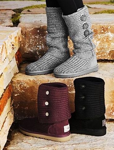 I love these boots they are the best so,they are incredibly stylish and comfortable, and warm in the Winter. Ugg Sweater Boots, Knit Ugg Boots, Ugg Snow Boots, Ugg Boots Outfit, Ugg Boots Sale, Uggs For Cheap, Ugg Boots Cheap, Ugg Boots Outlets, Ugg Outlet