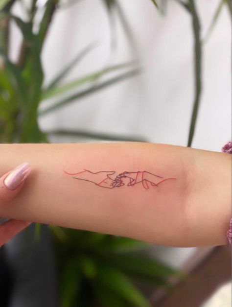 Thread Of Fate Tattoo, Red Thread Of Fate Tattoo, Red Thread Tattoo, Thread Tattoo, Red Thread Of Fate, Fate Tattoo, Thread Of Fate, Fineline Tattoo, Tattoo Meaning