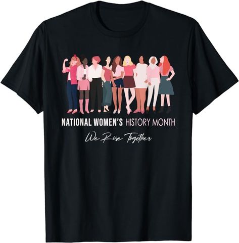 Amazon.com: National Women's History Month 2024 Womens History Month T-Shirt : Clothing, Shoes & Jewelry Womens History, Women's History Month, Women's History, Womens History Month, Women In History, Women T Shirt, Branded T Shirts, Shoes Jewelry, Top Styles