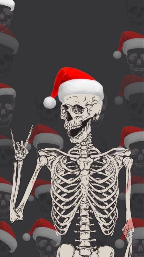 Christmas Wallpaper Skeleton, Emo Christmas Wallpaper, Emo Christmas, Its December, 2023 Wallpapers, Holiday Horror, Anti Christmas, Xmas Movies, Christmas Horror