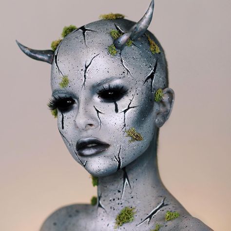 We know Halloween is over, but we’re celebrating until the end of the week because spooky season is our favorite and we'll never let go.… Statue Makeup, Bald Cap, Cute Halloween Makeup, Makeup Portfolio, Face Paint Makeup, Horror Makeup, Halloween Makeup Inspiration, Power Of Makeup, Special Effects Makeup