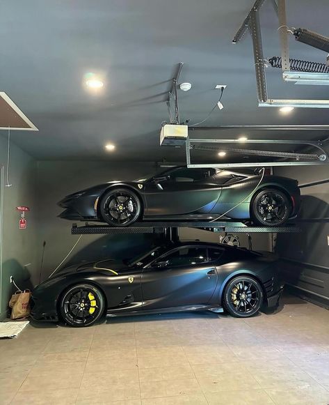 @jonfog429 Ferrari Garage, Tmax Yamaha, Rich Cars, Luxury Car Garage, Futuristic Cars Design, Dream Car Garage, Luxurious Cars, Lux Cars, Car Goals