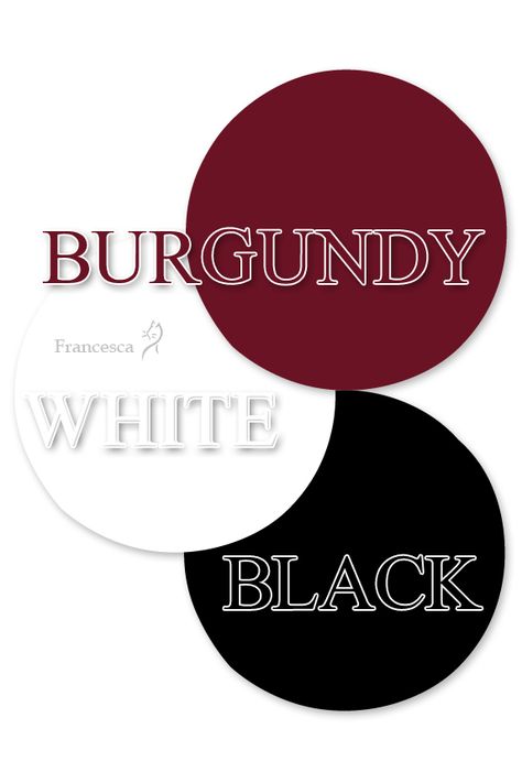 Colour Palette With Black And White, Burgundy Color Palette Outfit, Colour Combo With Black, 3 Color Combinations Outfits, Burgundy Color Combinations Outfits, Black Colour Combination Outfit, Black Color Combinations Outfits, Burgundy Colour Combinations, Colors That Go With Black