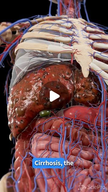 SciePro on Instagram: "🚨 Understanding Liver Cirrhosis 🚨  Dive into the complexities of liver cirrhosis with our detailed visuals. This condition, often resulting from long-term liver damage, leads to scarring and impaired function, affecting countless vital processes.   Learn about the risk factors, symptoms, and potential treatments through our informative posts. Perfect for anyone interested in health, wellness, and disease prevention.   #LiverHealth #CirrhosisAwareness #MedicalEducation #SciePro #liver #cirrhosis #disease #meded #medstudent #medical #science #alcohol #3d #unity3d #sciart #anatomy" Liver Diseases Post, Heart Catheterization, Liver Anatomy, Interesting Health Facts, Liver Damage, Human Body Facts, Human Liver, Medical Videos, Liver Function