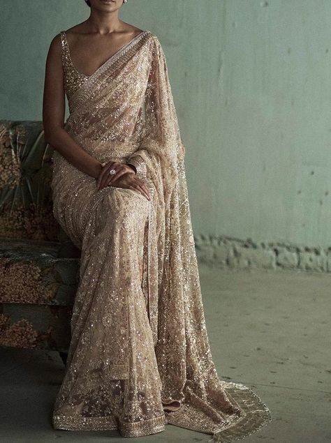 Sabyasachi Sabyasachi Net Saree, Saree Engagement, Reception Outfit, Saree Fashion, Net Saree, Embroidery Saree, Saree Styles, Formal Dresses Long, Saree