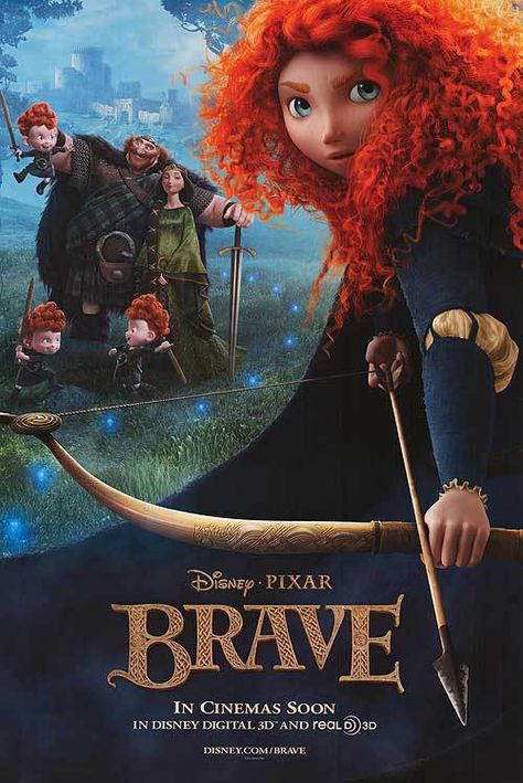 Brave Movie, Merida Disney, Animated Movie Posters, Good Animated Movies, Robbie Coltrane, Animation Disney, Disney Brave, Disney Princess Movies, Disney Animated Movies