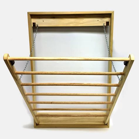 Wishlist View - Lehman's Wall Drying Rack, Wall Mounted Clothes Drying Rack, Laundry Room Drying Rack, To Hang Clothes, Laundry Pantry, Laundry Drying Rack, Hanging Drying Rack, Drying Room, Hang Clothes