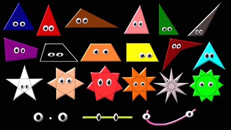 What Shape Is It? 3: Advanced Shapes - The Kids' Picture Show (Fun & Educational Learning Video) Different Types Of Triangles, Types Of Triangles, Vocabulary Flash Cards, Learning Video, Poem A Day, Homeschool Learning, Developmental Disabilities, Abdominal Exercises, Homeschool Math