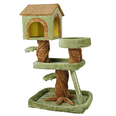 Kitten Tower, Animal Furniture, Cat Jumping, Cat Climbing Tree, Cat Tree House, Cat Climbing Frame, Pet Design, Cat Towers, Cat Tree Condo