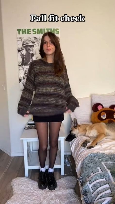 Shorts And Pantyhose Outfit, Sweater Tights Outfit, Short With Tights Outfit, Tights And Shorts Outfit, Black Pantyhose Outfit, Tights Under Shorts, Shorts With Tights Outfit, Shorts And Tights Outfit, Black Tights And Boots