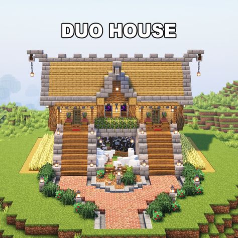 Minecraft Duo House ✅ Follow for OP Minecraft Builds 📢 Share with your Friends 💬 Rate this Build 1-10 🔖Tags 🔖 #minecraft #minecraftbuilds #minecrafters #minecraftpe #minecraftmemes #mınecraftideas #minecraftbuild #minecraftbuilding #minecraftbuilding #minecrafttutorial #minecraftonly #mcpe #minecraftpc #minecraftcreations #minecraftdaily #minecraftdesign #minecraftjava #minecrafts #minecraftyoutuber #gaming Minecraft Duo House, Castle Blueprints, Minecraft Castle Blueprints, Friend House, Minecraft Castle, Minecraft Memes, Minecraft Pe, Craft House, Minecraft Tutorial