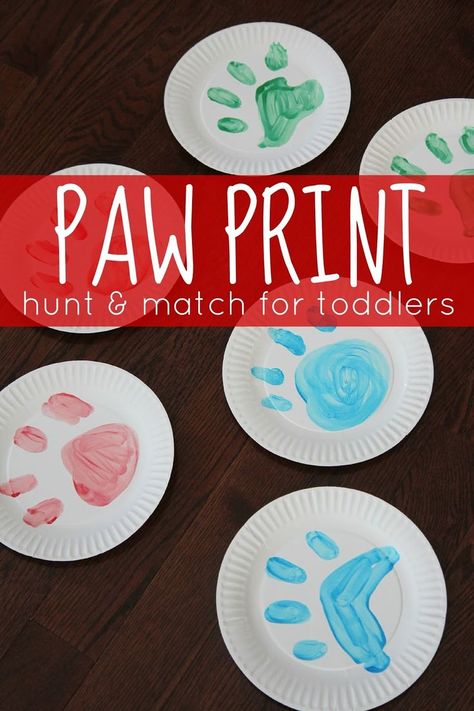 Birthday Games Kids, Game For Toddlers, Puppets For Kids, Paw Patrol Birthday Party, Games Kids, Match Game, Hand Prints, Paw Patrol Party, Fun Activities To Do