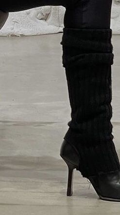 Leg Warmers Heels, Heels With Leg Warmers, Leg Warmers With Heels, Event Fits, Leg Warmer, Collage Wall, Picture Collage, Rick Owens, Leg Warmers