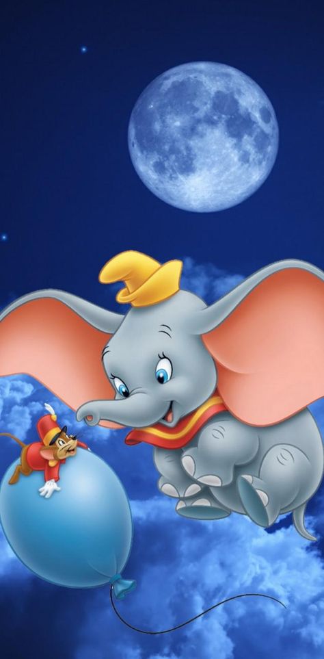 Disney Dumbo Tattoo, Disney Dumbo Art, Dumbo Wallpaper, Dumbo Art, Dumbo Cartoon, Dumbo The Elephant, Dumbo Disney, Elephant Wallpaper, Walt Disney Characters