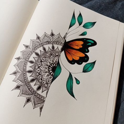 #mandala #butterfly #sketching #artprojects Mandala Butterfly, 2023 Drawing, Nature Canvas Painting, Mandala Sketch, Canvas Art Painting Abstract, Nature Mandala, Free Stencils Printables, Easy Mandala Drawing, Butterfly Mandala