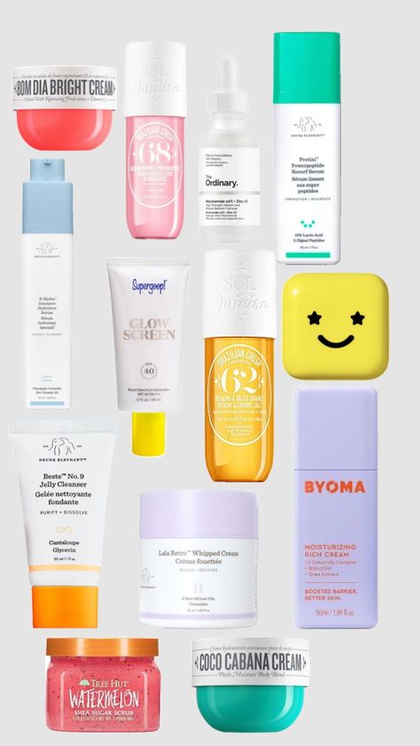 Preppy skincare shuffle! #soldejaneiro #drunkelephant #preppyskincare #preppy Skincare Shuffles, Preppy Shuffles, Shuffles Preppy, Good Skincare, Preppy Skincare, Drunk Elephant Skincare, Sephora Skin Care, Drunk Elephant, Skin Routine