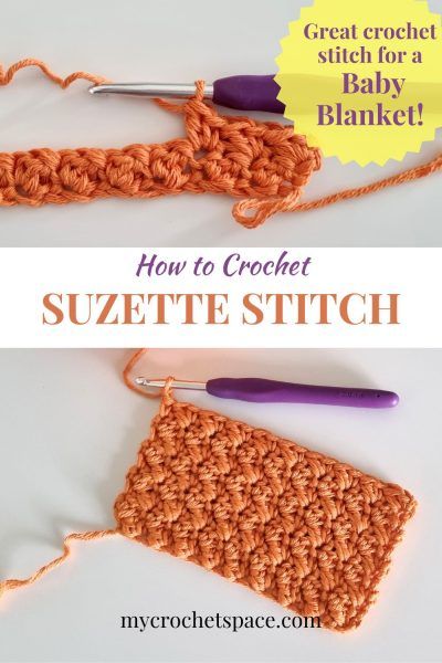 Crochet Suzette Stitch, Suzette Stitch Crochet, Advanced Crochet Stitches, Crochet Hot Pads, Easy Crochet Hat, Crochet Scarf Pattern Free, Crochet Stitches For Blankets, Basic Crochet, Stitch Tutorial