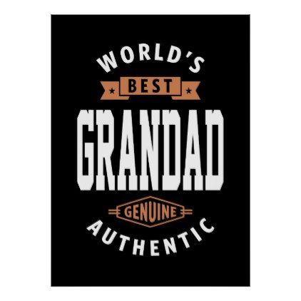 World's Best Grandad Poster - fathers day best dad diy gift idea cyo personalize father family Harley Davidson Kunst, Art Harley Davidson, Logo Harley Davidson, Logo Moto, Moto Harley Davidson, Old Posters, Harley Davidson Posters, Harley Davidson Signs, Harley Davidson Wallpaper