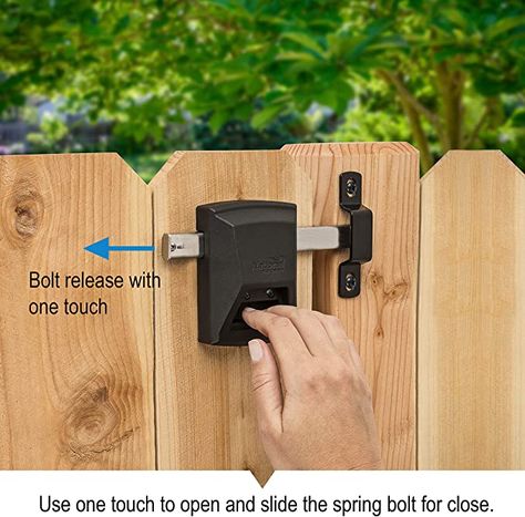 AmazonSmile: National Hardware N109-080 N109080 Smart Key Gate Lock, Black: Home Improvement Black Gate, Hidden Safe, Outdoor Gate, Gate Locks, Fencing Material, Gate Hardware, Succulents Decor, Electric Fence, Vinyl Fence