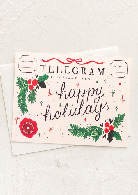 Holiday Cards Company Holiday Card, Christmas Envelope Art, Company Christmas Card, Handmade Holiday Cards, Holiday Card Ideas, Holiday Card Design, Dog Holiday Cards, Company Christmas Cards, Christmas Card Designs