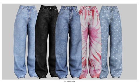 Baggy jeans / Kitty tank top (Early access) | Babyetears Bell Bottoms Sims 4 Cc, Sims 4 Cc Clothes Female Baggy Jeans, Sims4 Baggy Jeans, Sims Baggy Jeans, Sims Cc Baggy Jeans, Sims4 Jeans Cc, Sims 4 Jeans Patreon, Sims 4 Cc Patreon Jeans, Sims 4 Ripped Jeans