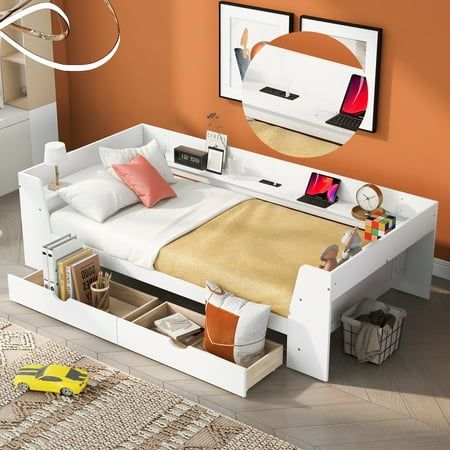 Daybed with drawers