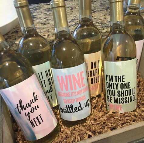 6 Breakup or Divorce Wine Bottle Labels Just Divorced Gift, Supplies, or Decorations for Party Wine Break Up Gift Idea for Friend Breakup by harperandivy on Etsy Friend Breakup, Divorce Party Decorations, Just Divorced, Breakup Party, Divorce Celebration, Liquid Therapy, Breakup Gift, Newly Single, Wine Bottle Stickers