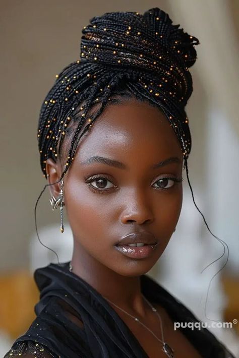 African Character, Protective Hair, People Faces, Braids Hairstyles Pictures, Fulani Braids, Beautiful Braids, African Braids, Black Braids, African Beauty