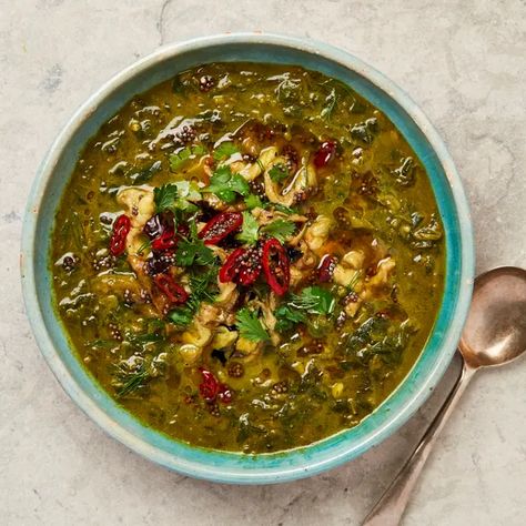 Yotam Ottolenghi's flavourful soup recipes | Food | The Guardian Burnt Aubergine, Lemony Lentil Soup, Vege Dishes, Otto Lenghi, Yotam Ottolenghi Recipes, Parmesan Soup, Parsley Leaves, Ottolenghi Recipes, Parmesan Rind