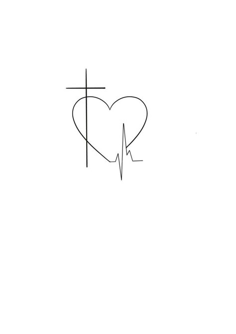 Cross Heart Tattoos, Mistletoe Tattoo, Faith Hope Love Tattoo, Cross Tattoos For Women, Faith Tattoo, Small Pretty Tattoos, Tasteful Tattoos, Tatuaje A Color, Pretty Tattoos For Women