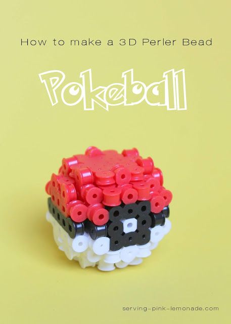 Perler Beads Pokemon, Perler 3d, 3d Pokemon, Pixel Art Pokemon, Perler Creations, Pokemon Perler Beads, Melty Bead Patterns, 3d Perler Bead, Fuse Bead Patterns