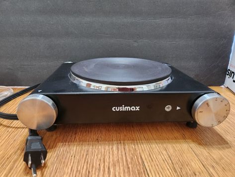 I just added a new item to eBay, Cusimax Hot Plate Electric Single Burner Cast Iron hot plates! #eBay #eBaySeller Single Burner, Electric Cooker, Hot Plates, Hot Plate, Small Kitchen Appliances, Kitchen Stuff, Ebay Seller, New Item, Cast Iron