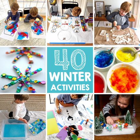 winter snow, art, and indoor activities Winter Classroom Ideas, Winter Activities For Toddlers, Trellis Diy, Winter Play, Fun Winter Activities, Diy Fountain, Winter Classroom, Winter Activities For Kids, Best Baby Products