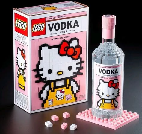 Lego Aesthetic, Hello Kitty Lego, Images Hello Kitty, Lego Creative, Hello Kitty Accessories, Hello Kitty Party, Hello Kitty Art, Hello Kitty Pictures, Hello Kitty Items