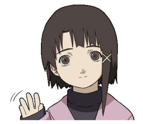 Lain Iwakura Haircut, Experiment Lain, Lain Iwakura, Old Anime, Real Girls, Me Me Me Anime, Love Is All, Anime Icons, Cute Art