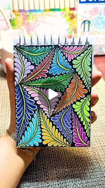 Abstract Drawing Ideas Easy, Easy Abstract Drawings, Marker Doodles Easy, Grid Paper Drawings, Easy Abstract Drawing, Zentangle Colorful, Colourful Doodles, L Drawing, Colours Drawing